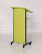 Panel Front Lectern in Lime